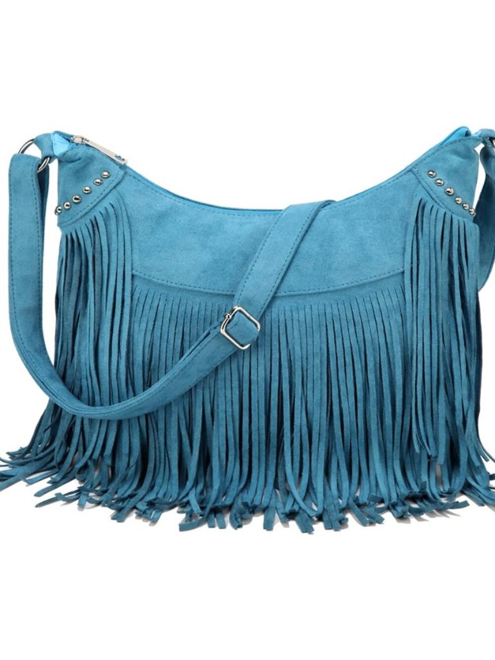 Fringe Hobo Bags for Women, Vintage Western Suede Crossbody Shoulder Purse